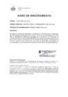 Vista preliminar de documento AVISO - MODIFICACION Y CUMPLIMIENTO DEL POI 2019 - AL 1ER. TRIMESTRE 2019