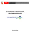 Vista preliminar de documento Plan Operativo Institucional del Año Fiscal 2023 - 2025.pdf