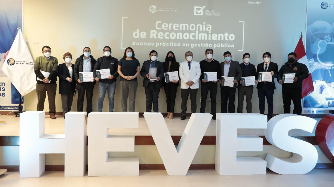 HEVES realiza ceremonia de reconocimiento a equipos gestores ganadores y finalistas de Concurso Buenas Prácticas en Gestión Pública 2022