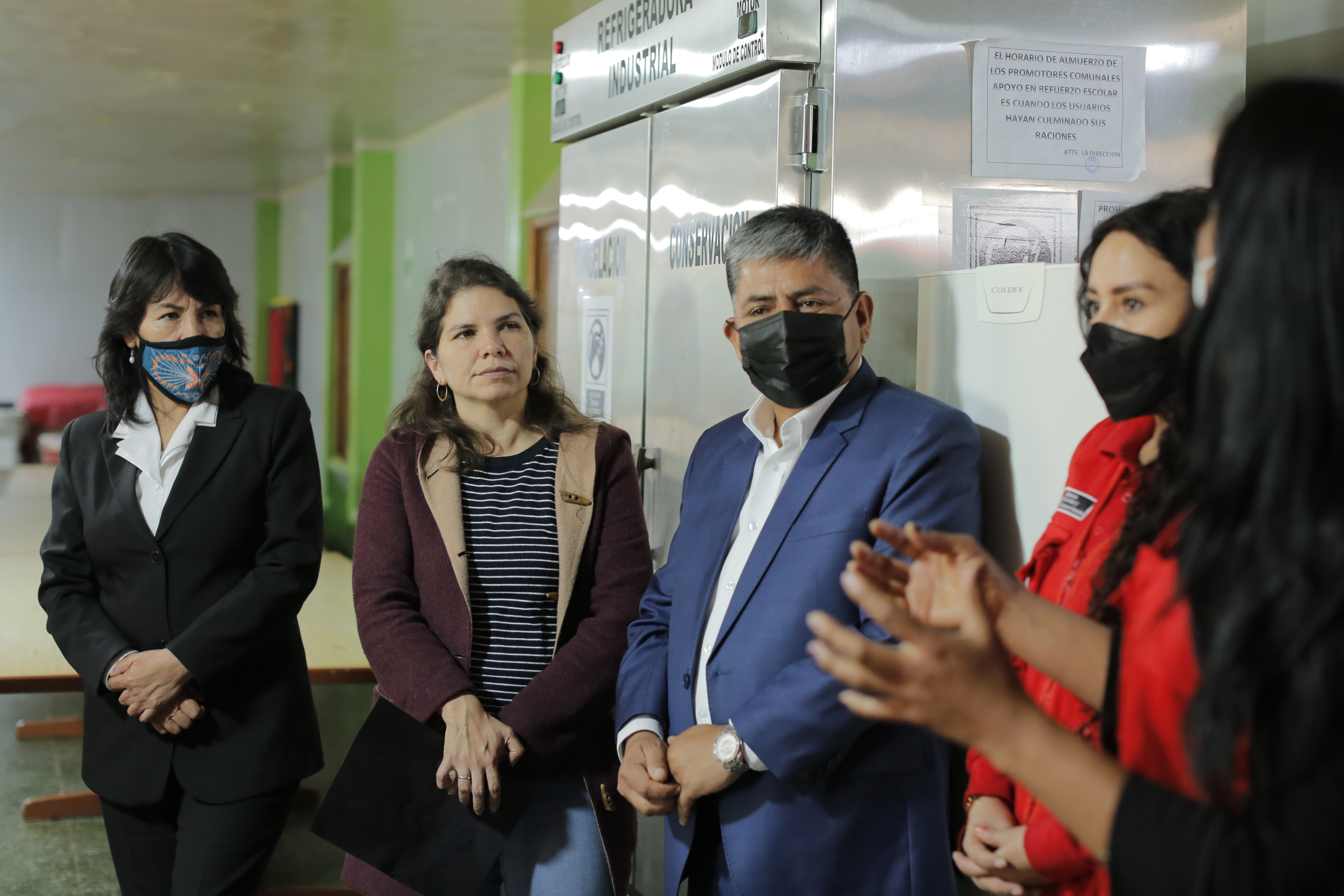 Visita de la ministra Claudia Davila a Ayacucho