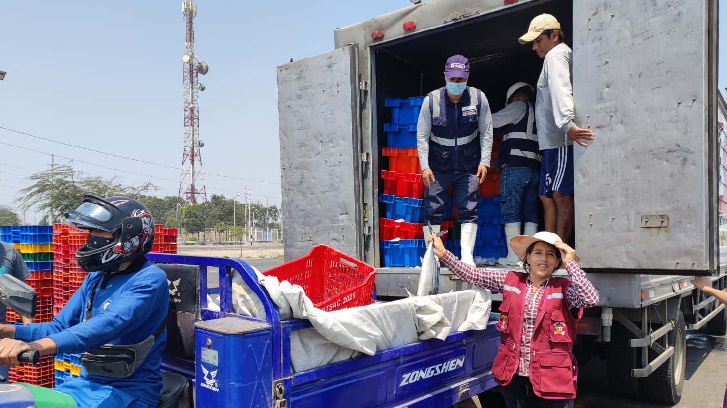 Imagen de donación de recursos hidrobiológicos en Lambayeque