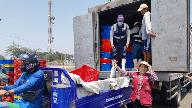 Imagen de donación de recursos hidrobiológicos en Lambayeque