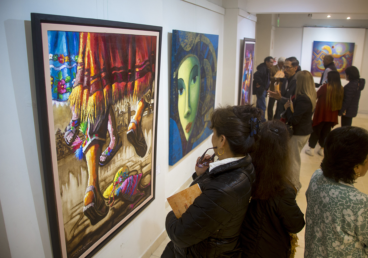 Trujillanos destacan belleza de obras de reconocidos artistas plásticos
