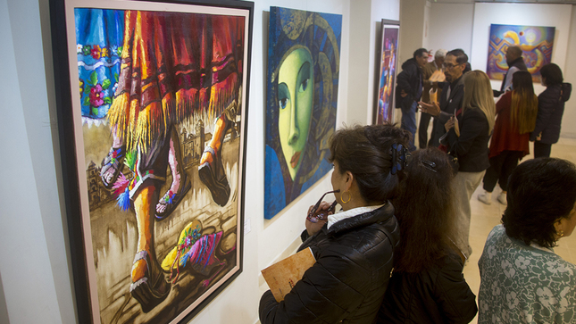 Trujillanos destacan belleza de obras de reconocidos artistas plásticos