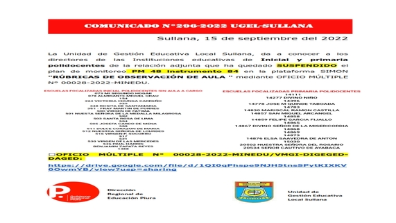 Comunicado 296