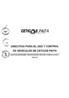 Vista preliminar de documento Uso y Control de Vehículos de CETICOS PAITA.pdf