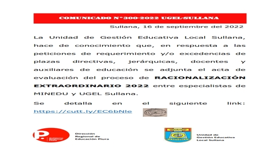 Comunicado 300