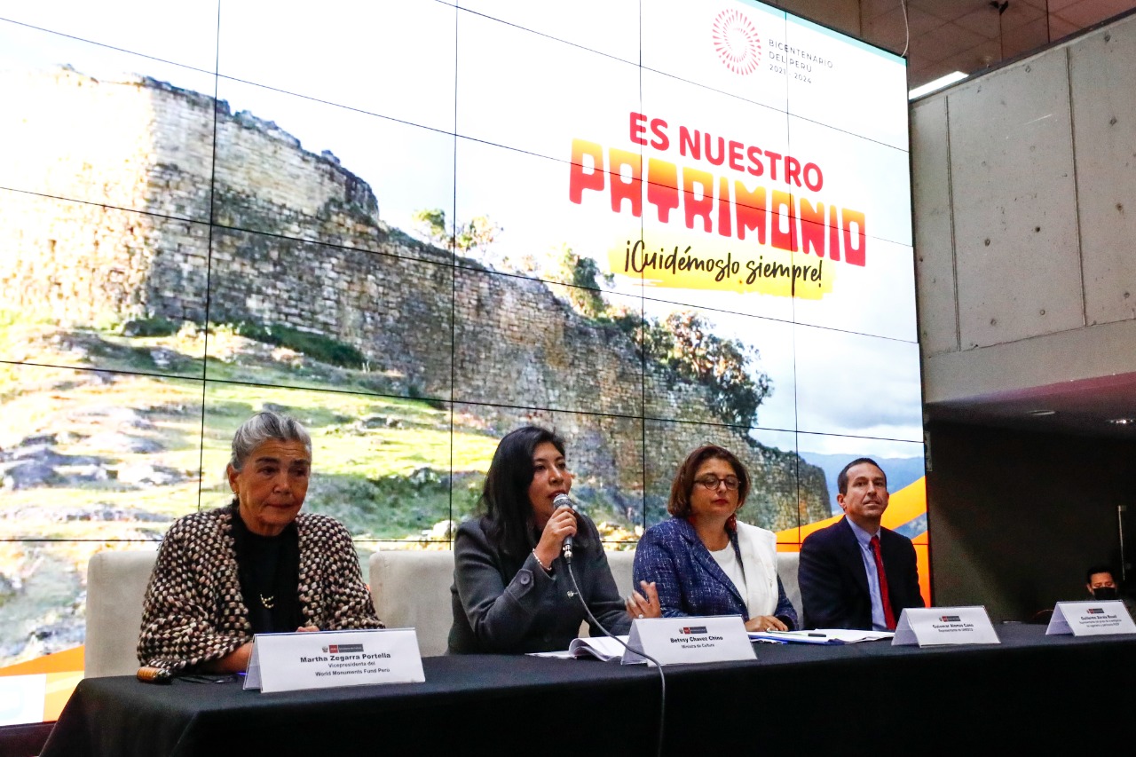 Ministra de Cultura presentó proyecto “Respuesta de Emergencia para la Salvaguardia del Patrimonio del Sitio Arqueológico Fortaleza Kuélap”