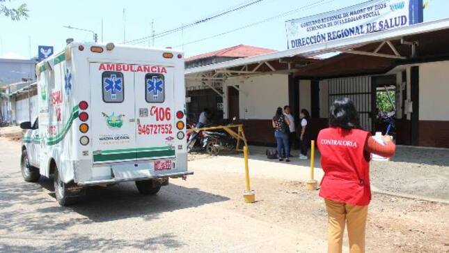 Contraloría identificó contrataciones en plazas que requieren concurso público en DIRESA Madre de Dios