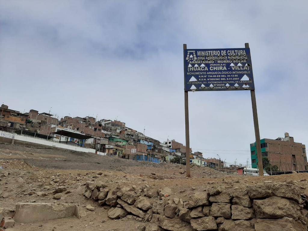 Ministerio de Cultura coloca cerco de protección en el Sitio Arqueológico Armatambo – Morro Solar en Chorrillos