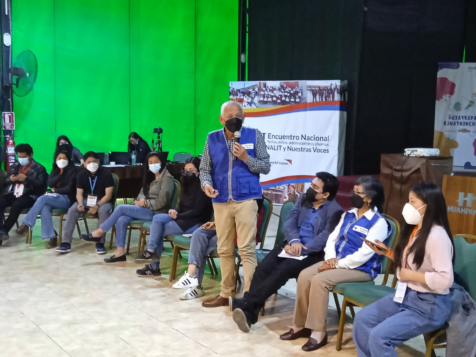 I Encuentro Nacional de Niñas, Niños, Adolescentes y Jóvenes ANALIT y Nuestras Voces, en el Centro Vacacional Huampaní del Ministerio de Educación.