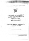 Vista preliminar de documento Notas a los Estados Presupuestarios I Semestre 2021