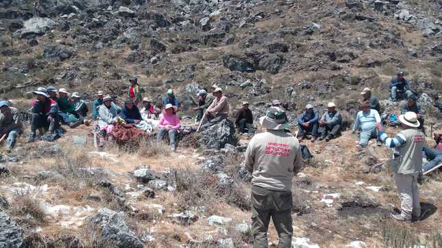 Pasco: Ministerio de Cultura realiza limpieza en Sitio Arqueológico de Wari Pirca