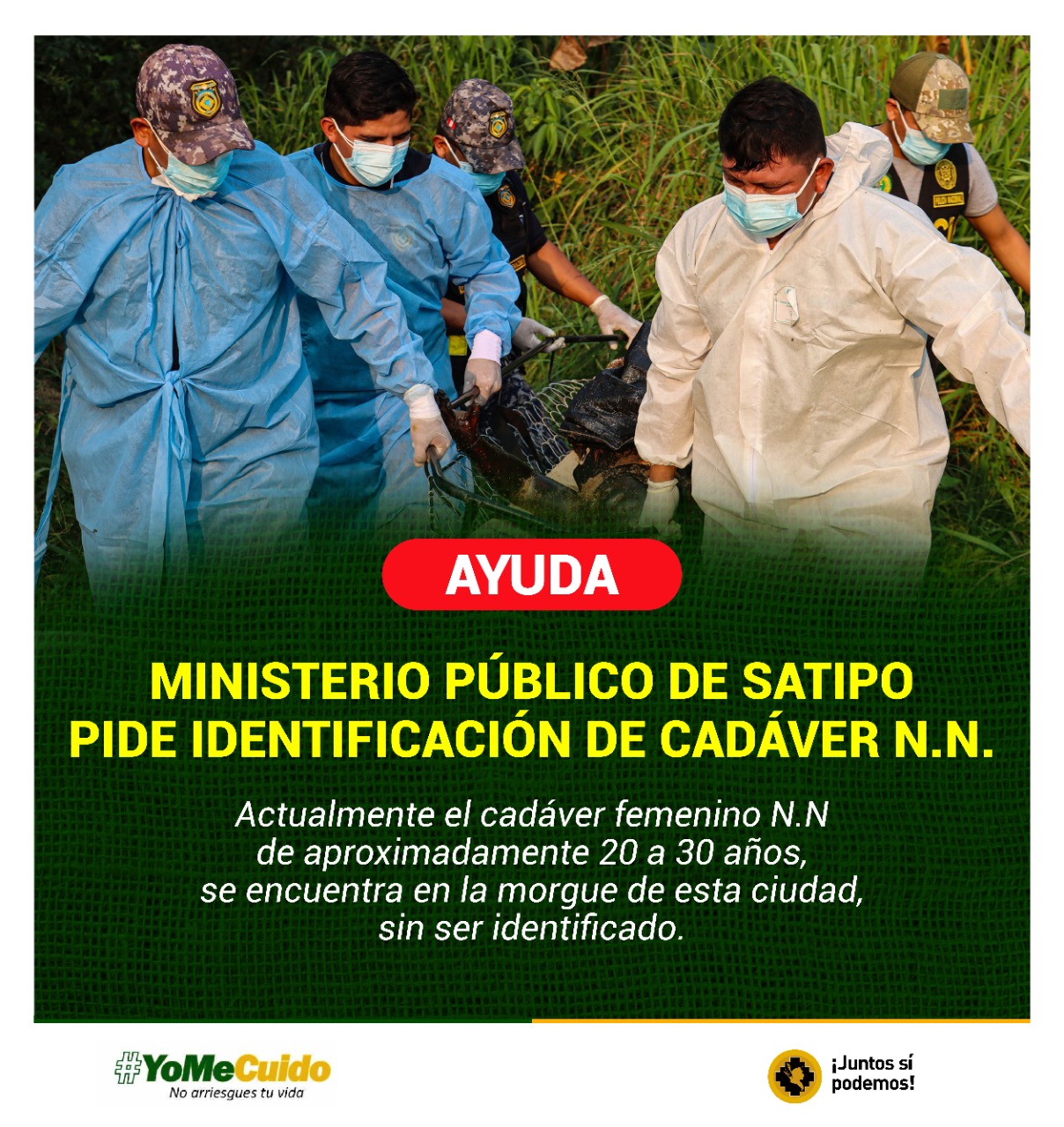 Cuerpo sin vida fue encontrado el 09 de setiembre de 2022
