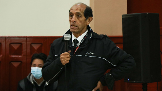 Palabras de apertura del taller por parte del gerente municipal.