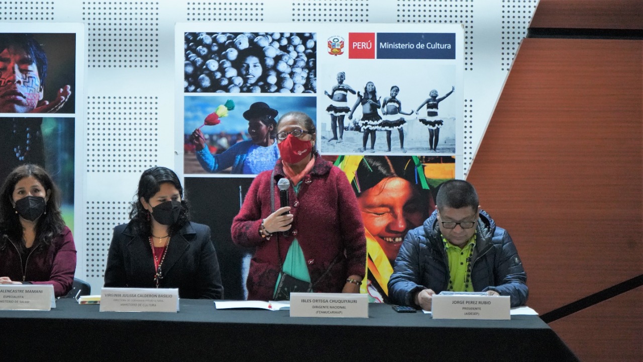 Cultura reafirma compromiso de coordinar intervenciones estratégicas en salud para beneficio de pueblos indígenas que viven en frontera