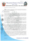 Vista preliminar de documento RESOLUCION DE ALCALDIA 260-2022.pdf