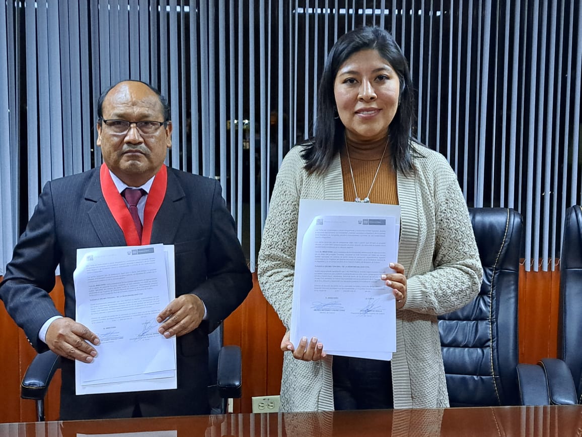 Ministra de Cultura firmó convenios con el Gobierno Regional y la Corte Superior de Justicia de Tacna