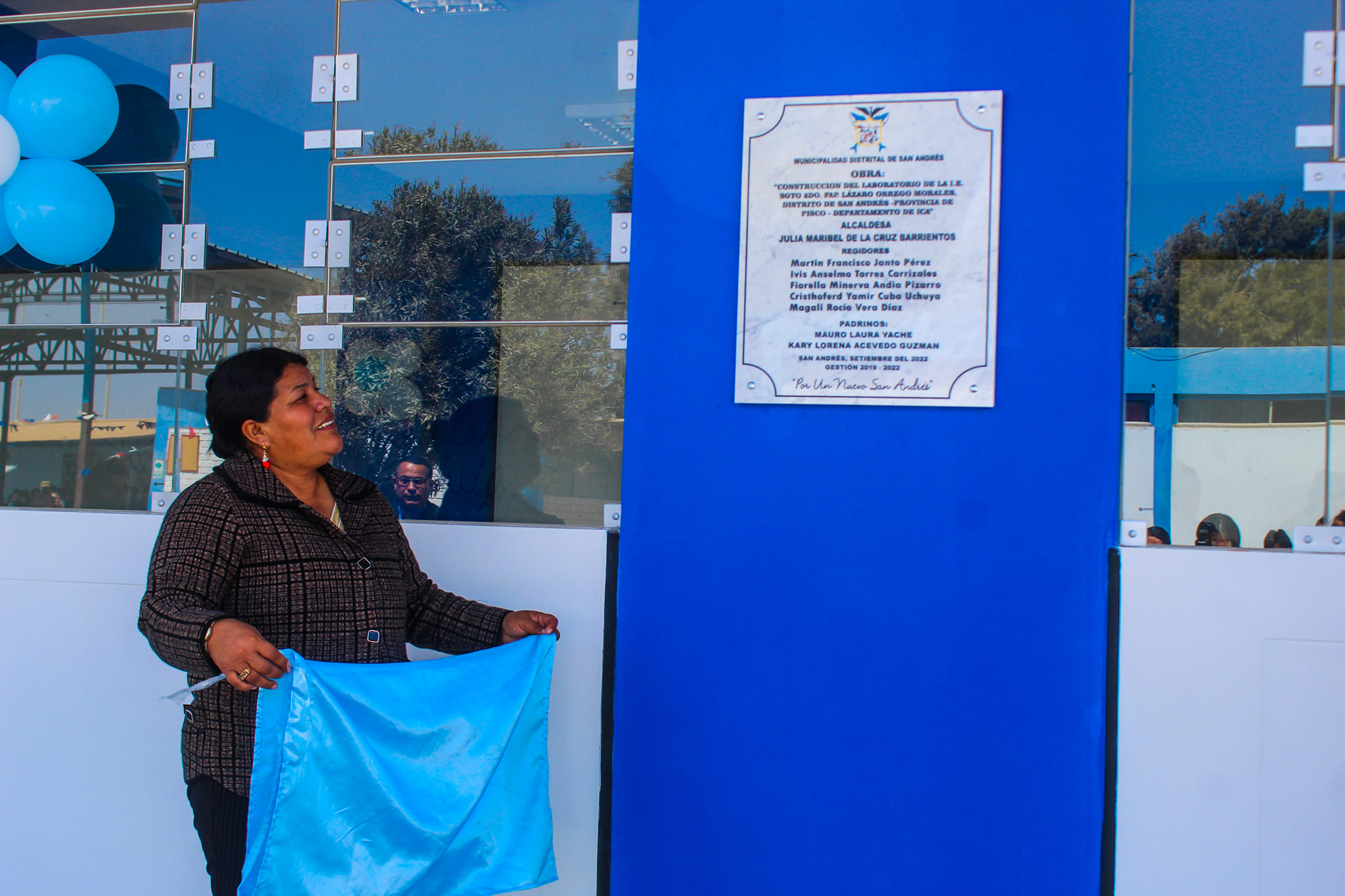 Inauguración del Laboratorio del Colegio “Lázaro Orrego Morales”