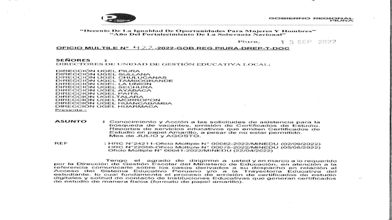 Oficio OTDA