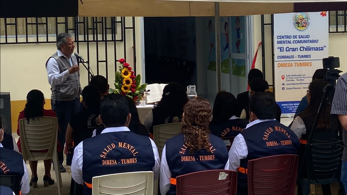Tumbes inaugura su tercer Centro de Salud Mental Comunitaria en el distrito de Corrales