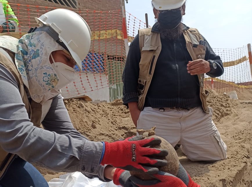 Ministerio de Cultura informa de hallazgo de material arqueológico relacionado a la cultura Chancay en Carabayllo