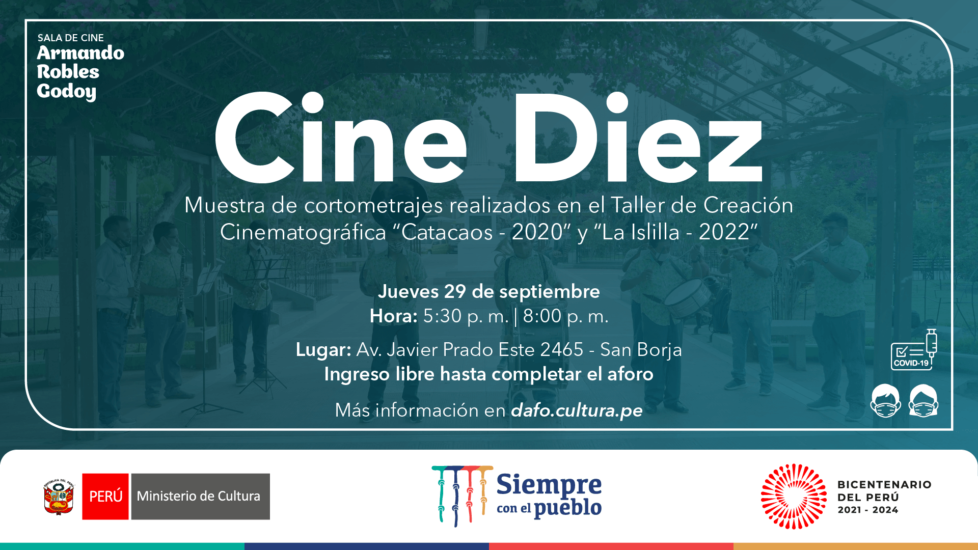 Ministerio de Cultura presenta más de 20 obras audiovisuales de la Amazonía y de Piura en su sala Armando Robles Godoy