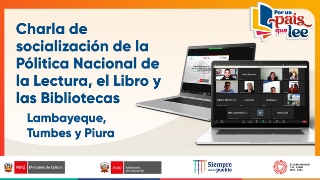 Ministerio de Cultura inicia campaña de socialización sobre la Política Nacional de la Lectura, el Libro y las Bibliotecas al 2030