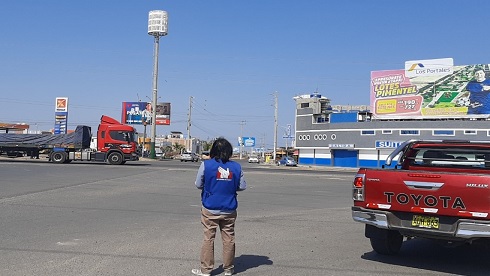 Comisionado supervisa pistas de Chiclayo