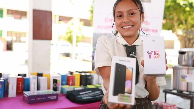 Adolescente beneficiaria del programa "Clubs formándose para la vida”.