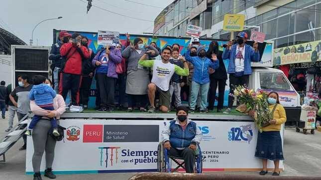 Más de 20 mil personas se beneficiaron del Actimóvil a través de ejercicios y mensajes sobre el cuidado de la salud