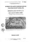 Vista preliminar de documento EVALUACION DE IMPLEMENTACION POI 1ER. SEMESTRE 2022.pdf