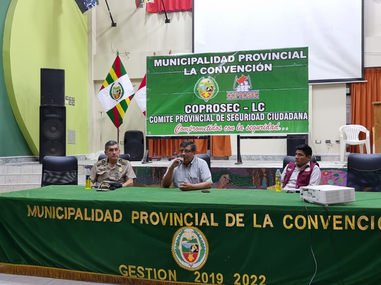 Desarrollan tercera audiencia pública del COPROSEC La Convención