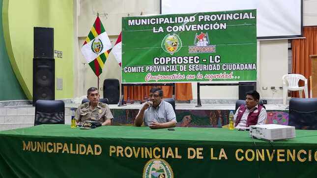Desarrollan tercera audiencia pública del COPROSEC La Convención