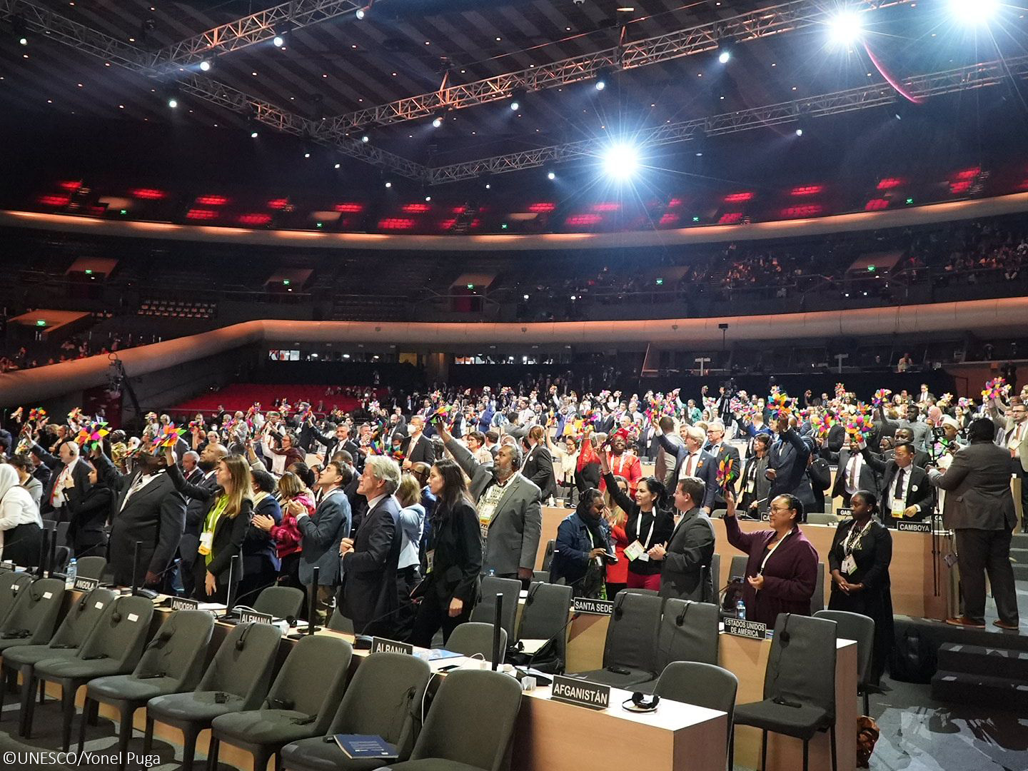 Ministra de Cultura participó en la clausura de MONDIACULT 2022