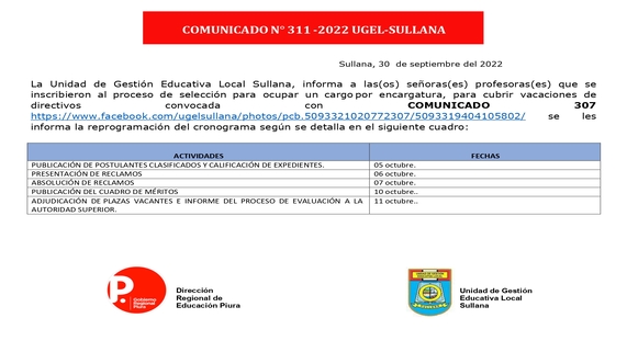 Comunicado 311