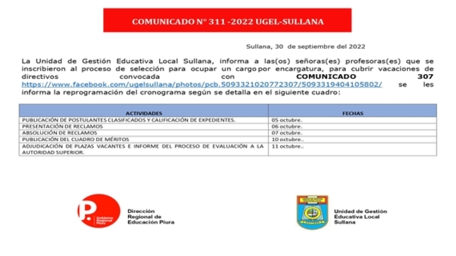 Comunicado 311