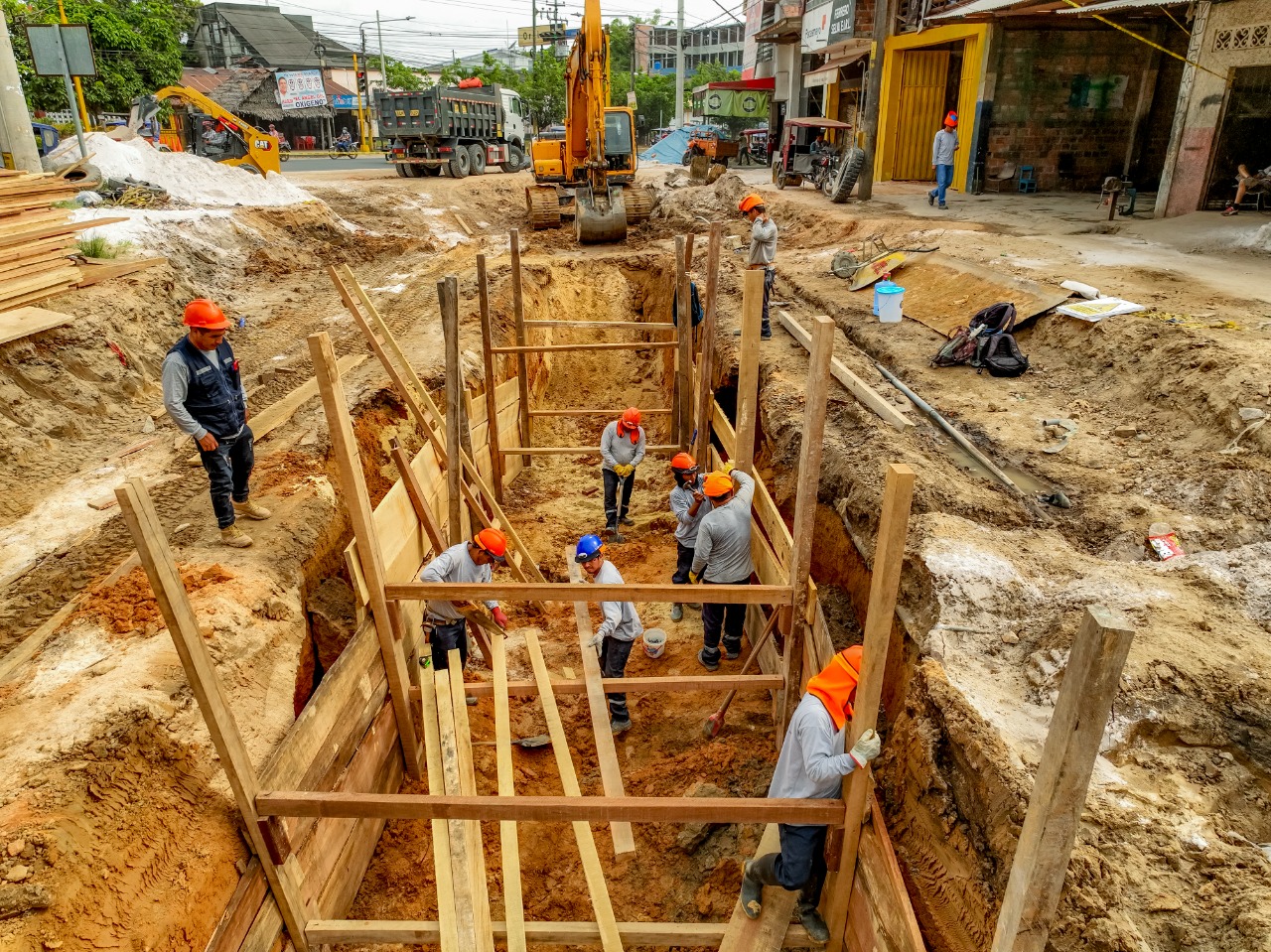 Archivo de imagen .JFIF  que muestra la CONSTRUCCIÓN DE LA AV. GUARDIA REPUBLICANA  A PASOS AGIGANTADOS 