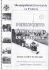 Vista preliminar de documento PRESUPUESTO INSTITUCIONAL DE APERTURA 2016