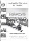 Vista preliminar de documento PRESUPUESTO INSTITUCIONAL DE APERTURA 2017