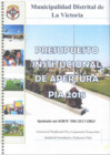 Vista preliminar de documento PRESUPUESTO INSTITUCIONAL DE APERTURA 2018