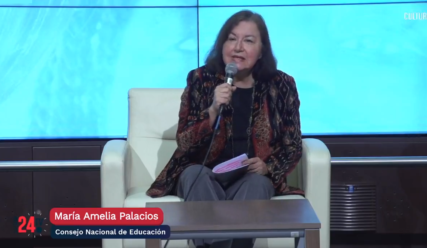 La presidenta del CNE, María Amelia Palacios, participó como panelista en el Lanzamiento del Informe Mundial “Reimaginando juntos nuestros futuros. Un futuro contrato social para la Educación”, organizado por la Organización de las Naciones Unidas para la Educación, la Ciencia y la Cultura (UNESCO) y la Fundación SM.