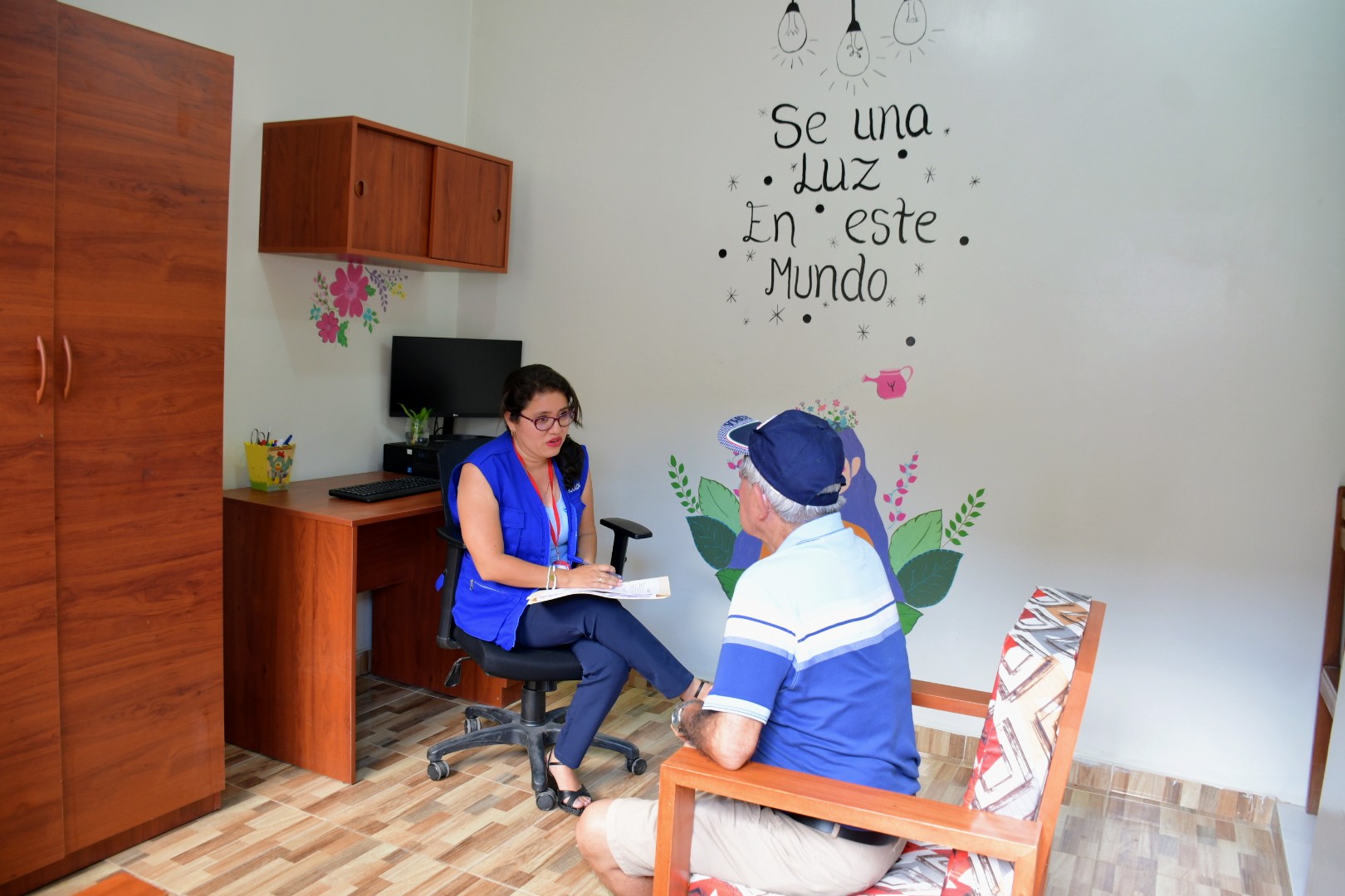 Paciente en atención en el Centro de Salud Mental Comunitario de Lamas