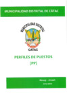 Vista preliminar de documento Perfil de Puestos de la Municipalidad Distrital de Cátac 2019 -2022.pdf