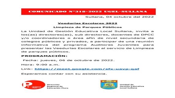 Comunicado 318