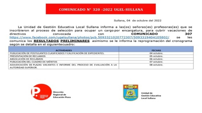 Comunicado 320