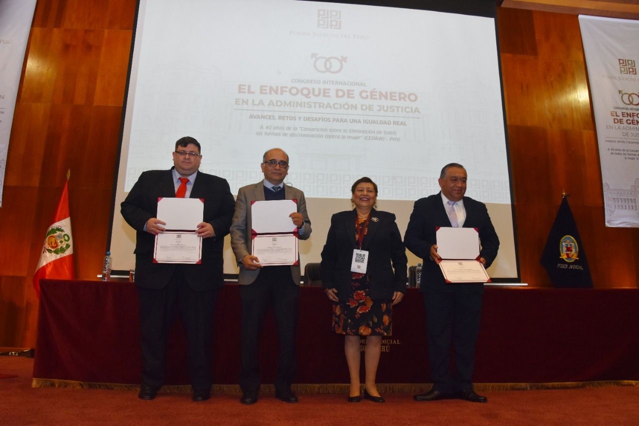 Congreso internacional “El enfoque de género en la administración de justicia. Avances, retos y desafíos para una igualdad real. A 40 años de la CEDAW”.
