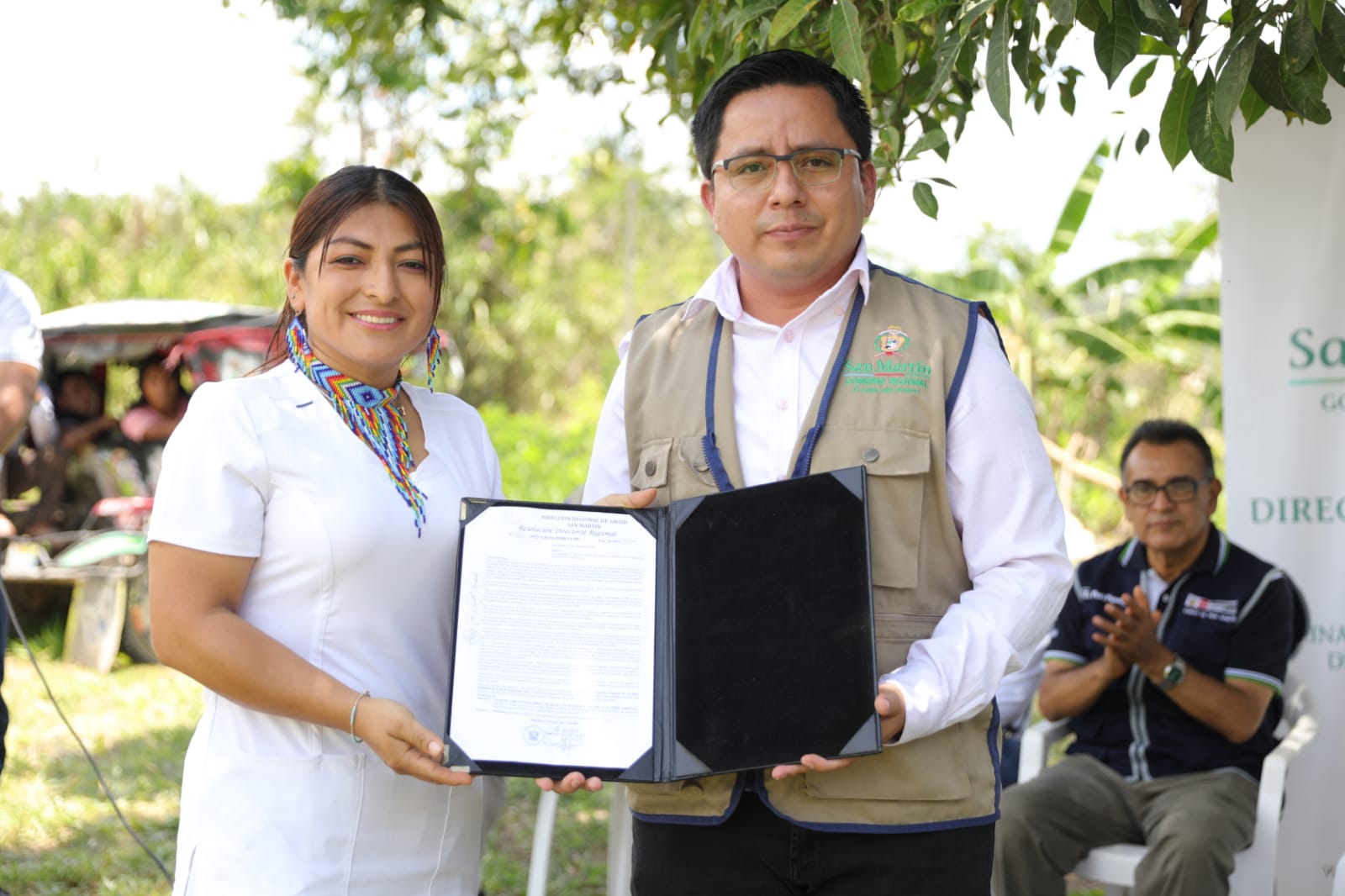 Entrega resolución creación de Puesto de Salud Pueblo Libre 