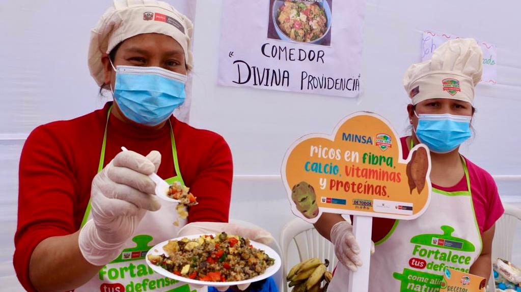 Lima Sur realizan feria de salud y concurso gastronómico