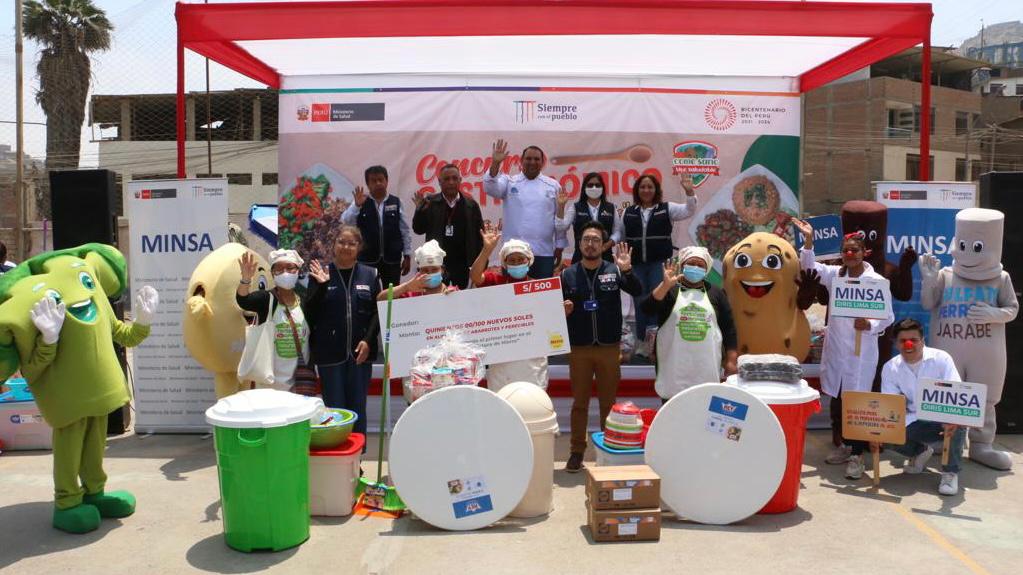 Lima Sur realizan feria de salud y concurso gastronómico
